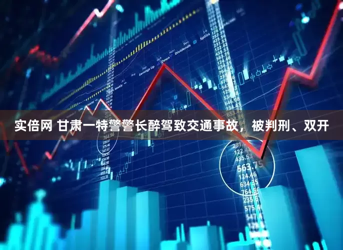 实倍网 甘肃一特警警长醉驾致交通事故，被判刑、双开