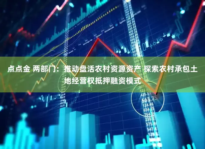点点金 两部门：推动盘活农村资源资产 探索农村承包土地经营权抵押融资模式